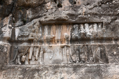 The First Relief of Bahram II in Tang-e Chogan